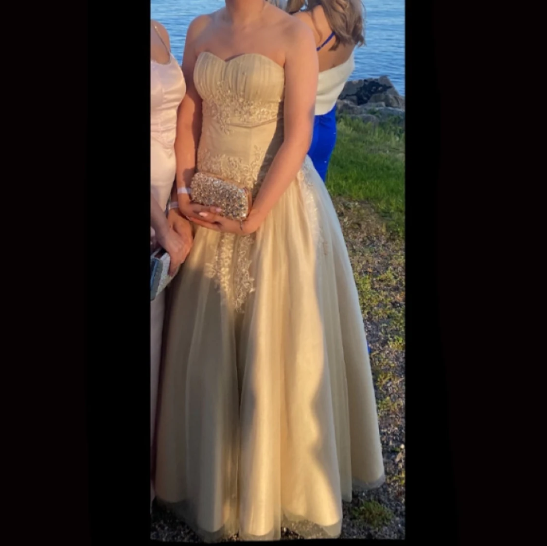 Balklänning Champagne 