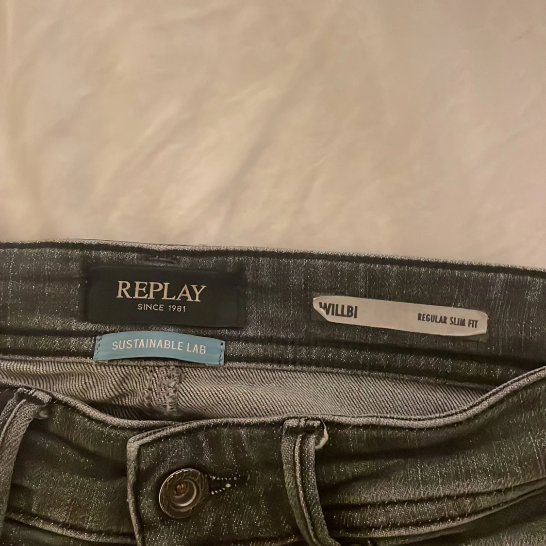 Replay Willbi grå slim jeans - 2