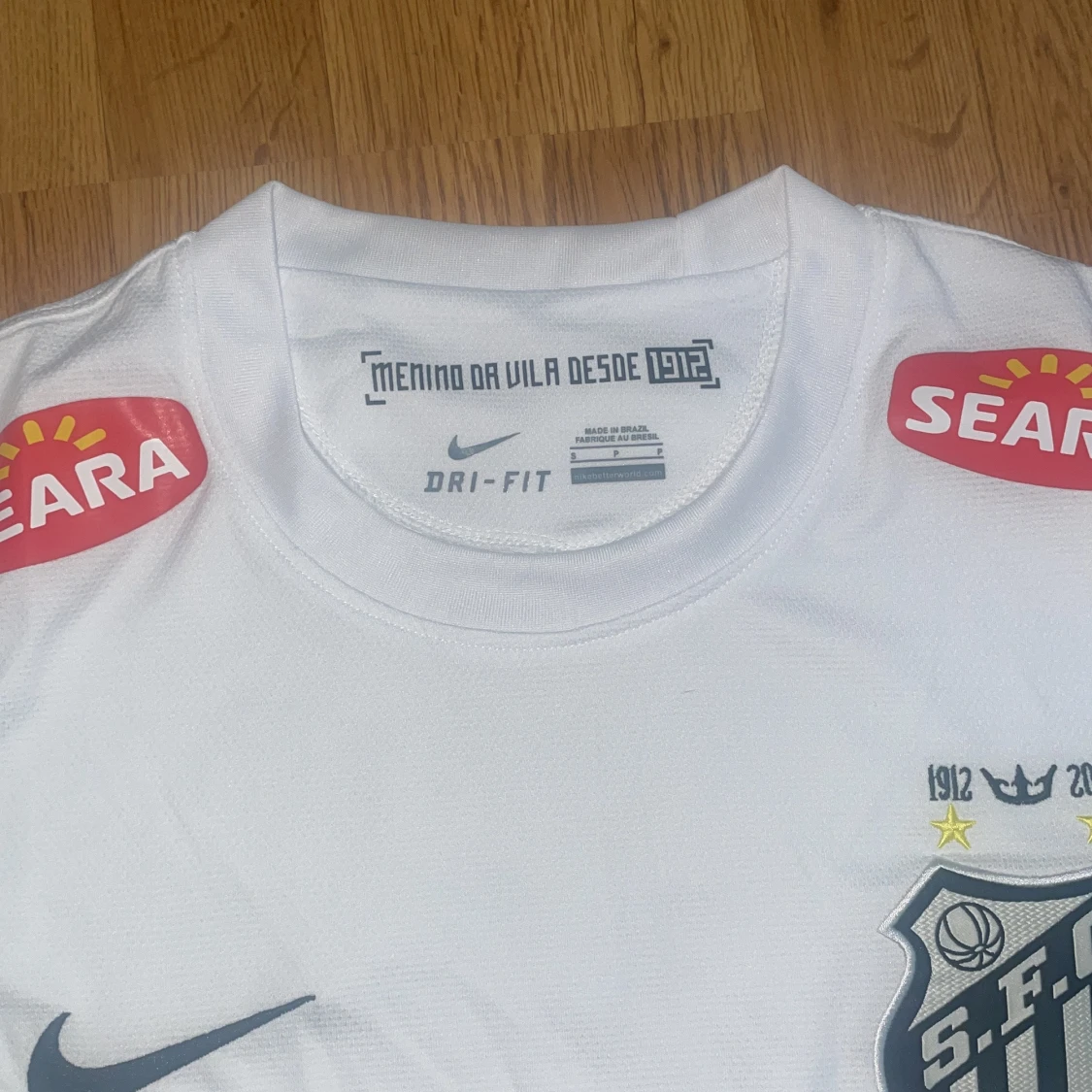 Vit Santos FC fotbollströja Nike - 2