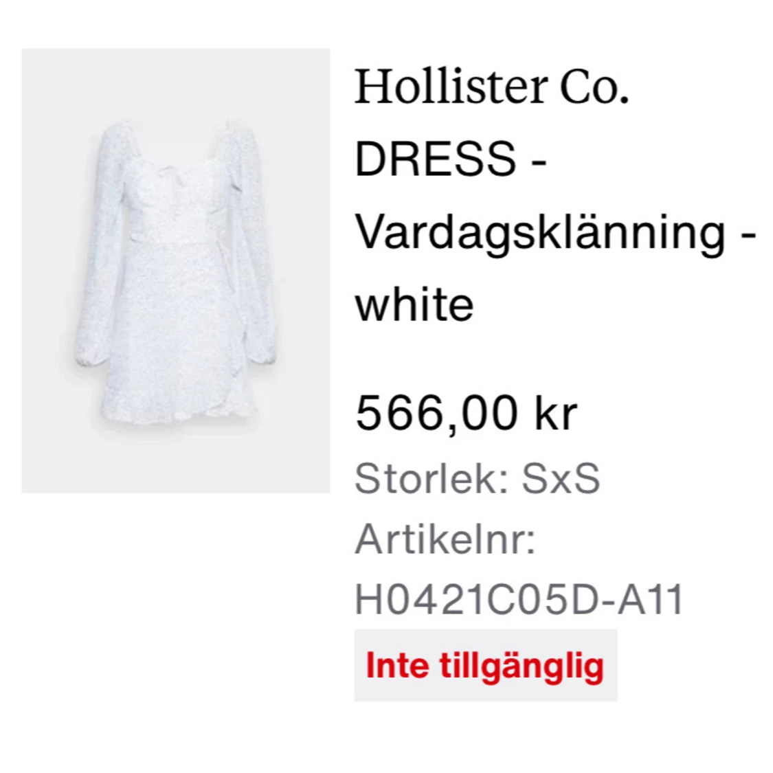 Hollister Klänning  - 3