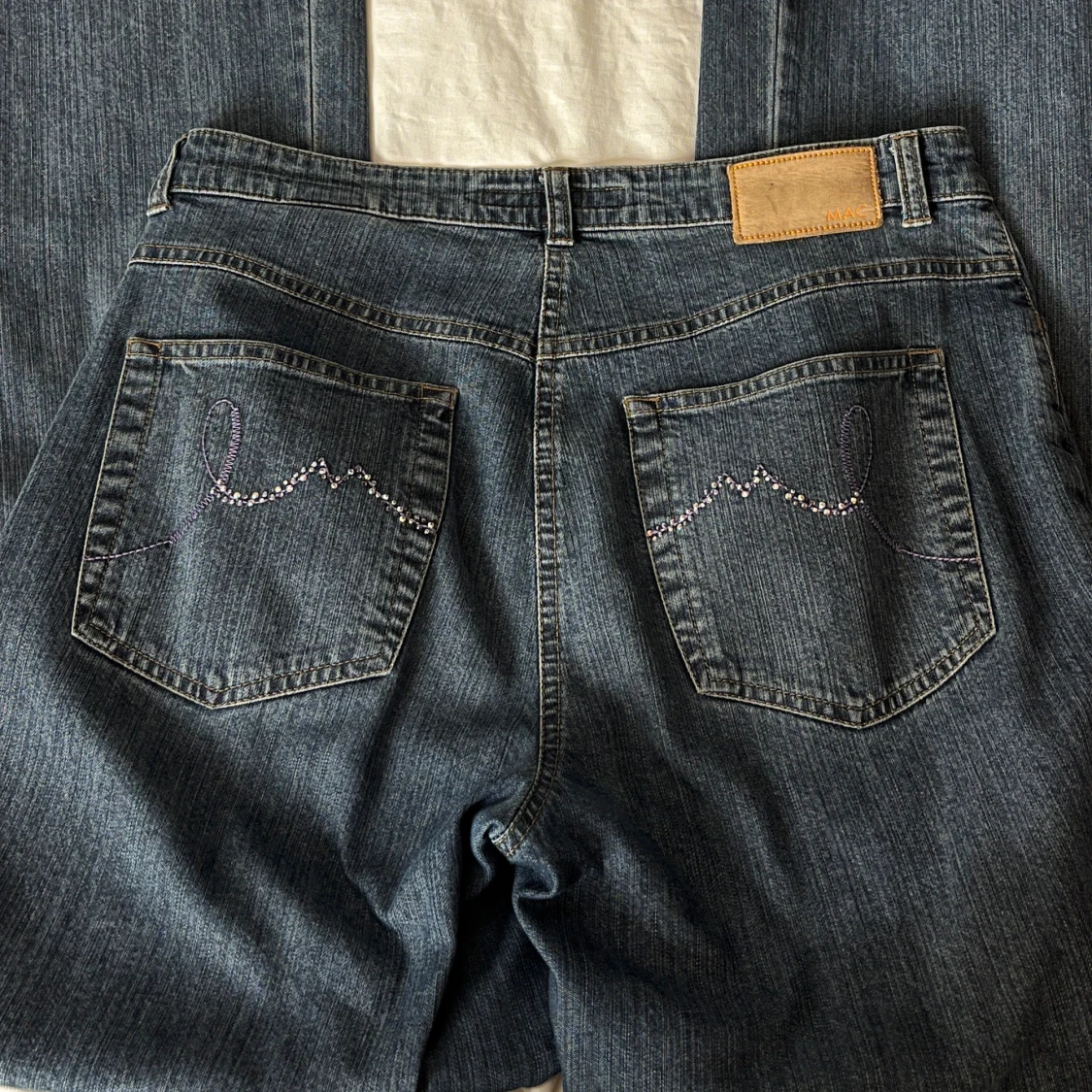 Blå jeansbyxor från MAC