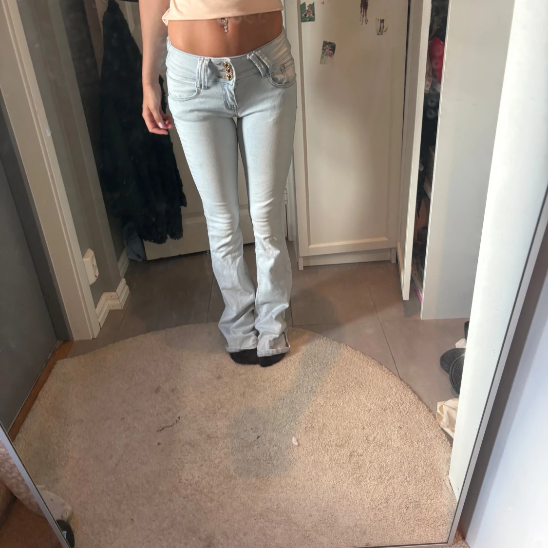 Lågmidjade jeans 