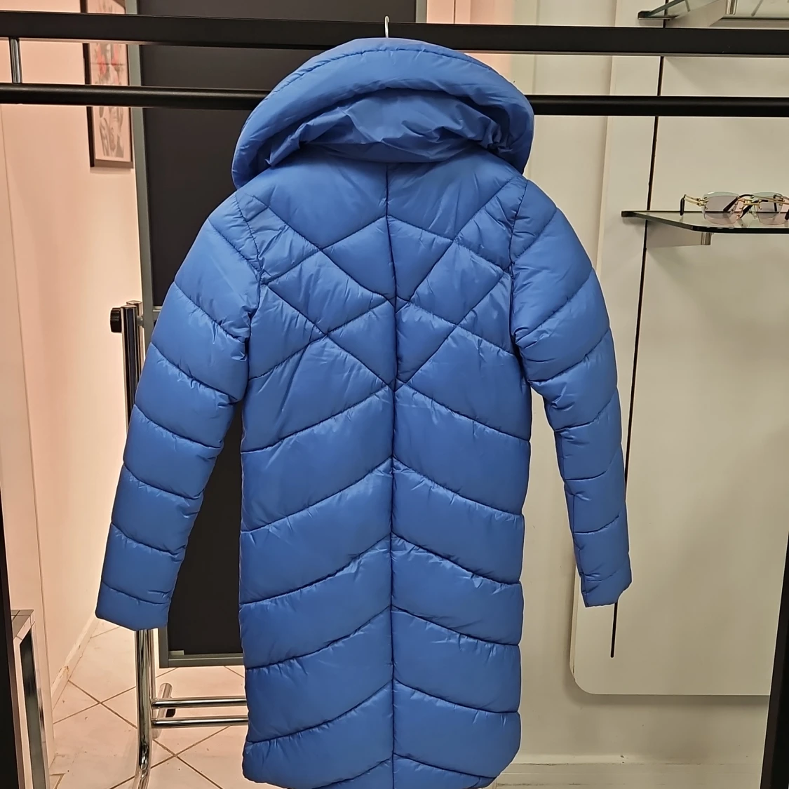 Blå mellan lång pufferjacka från Alpine Pro - 3
