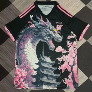 Japan fotbollströja med drakmotiv - PRIS KAN DISKUTERAS vid snabb affär, passar både S/M