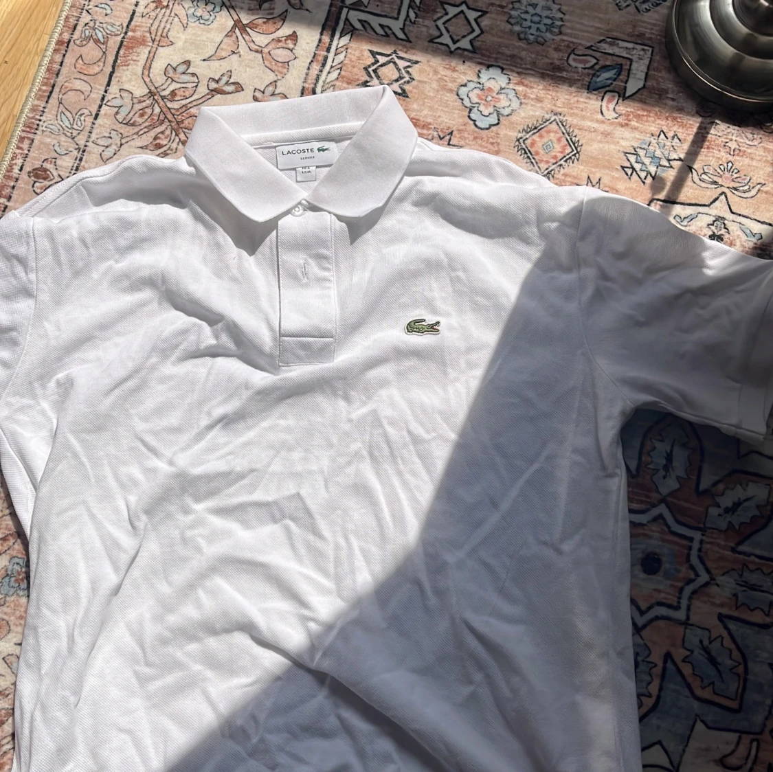 Vit pikétröja från Lacoste - 2