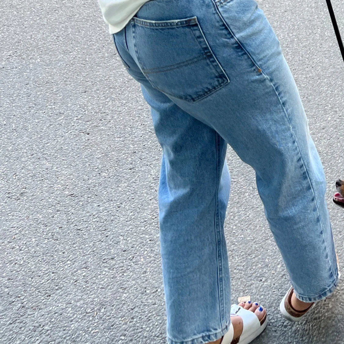 Blå raka jeans från Collusion - 3