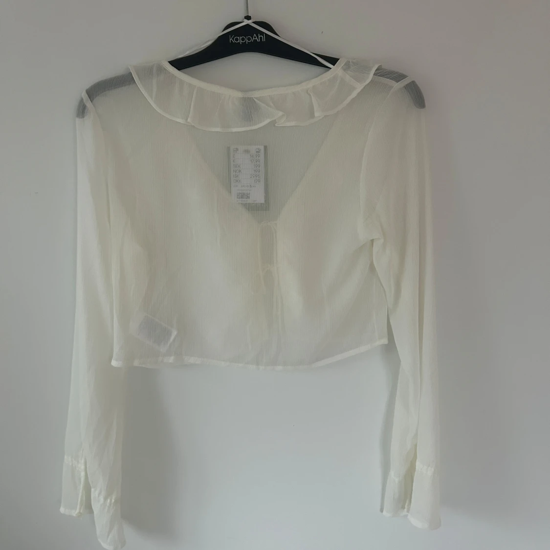 Vit blus, helt ny - 3