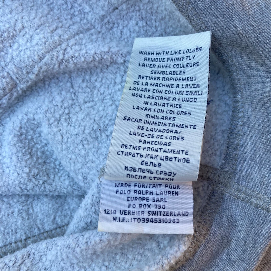 Grå Ralph Lauren Hoodie - 2