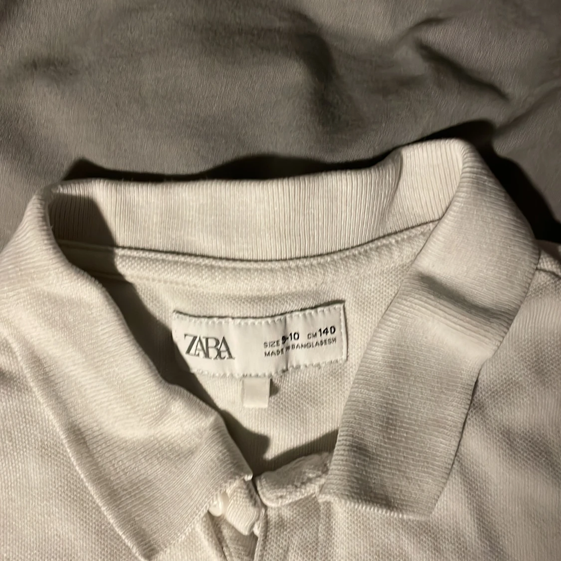 Vit pikétröja från Zara - 2