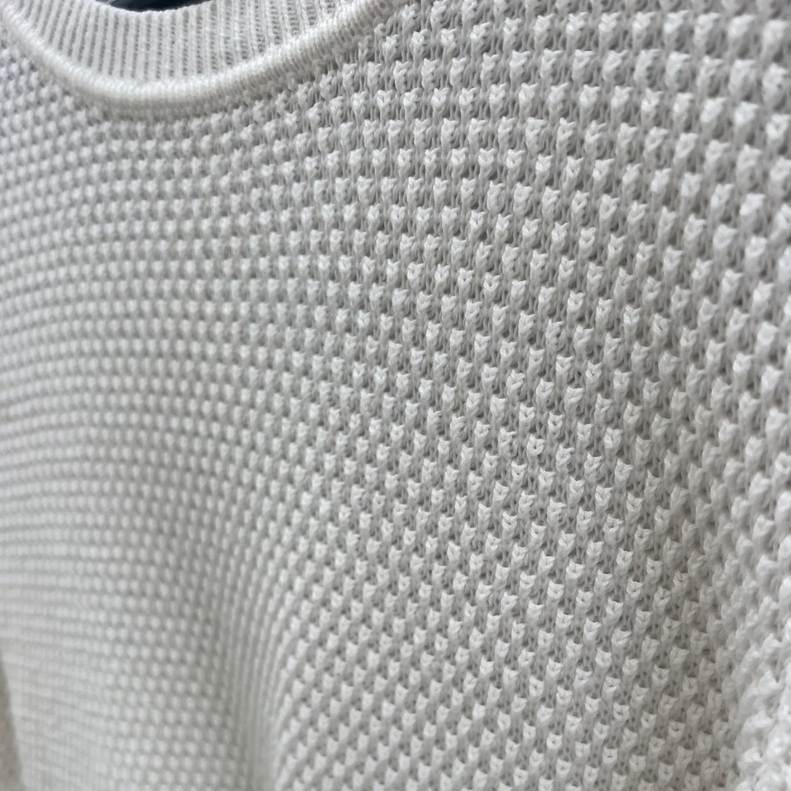 Vit stickad tröja från VILA - 1