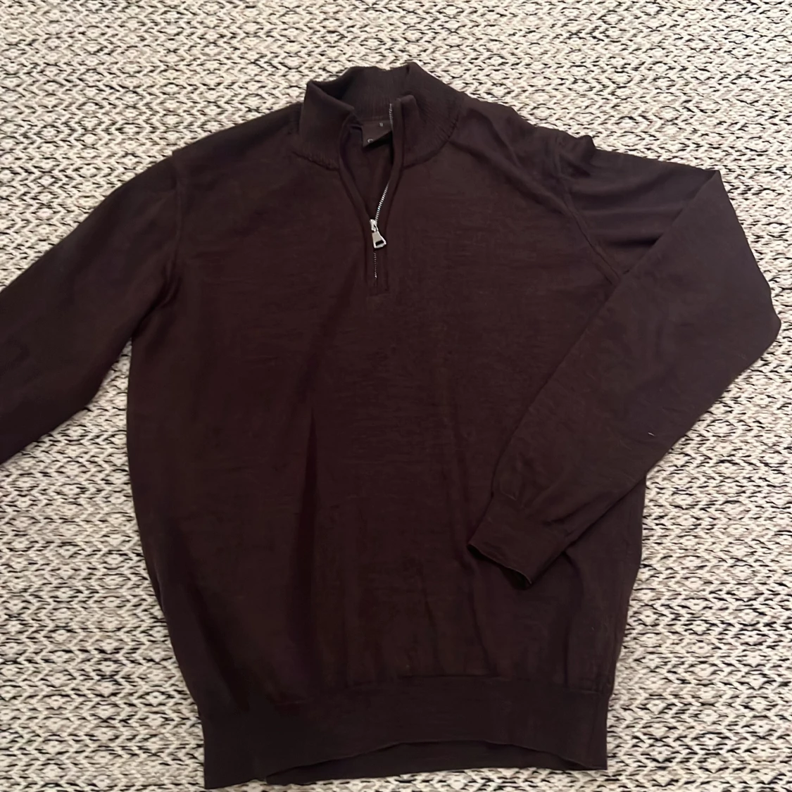 Brun half zip-tröja Oscar Jacobson - 1