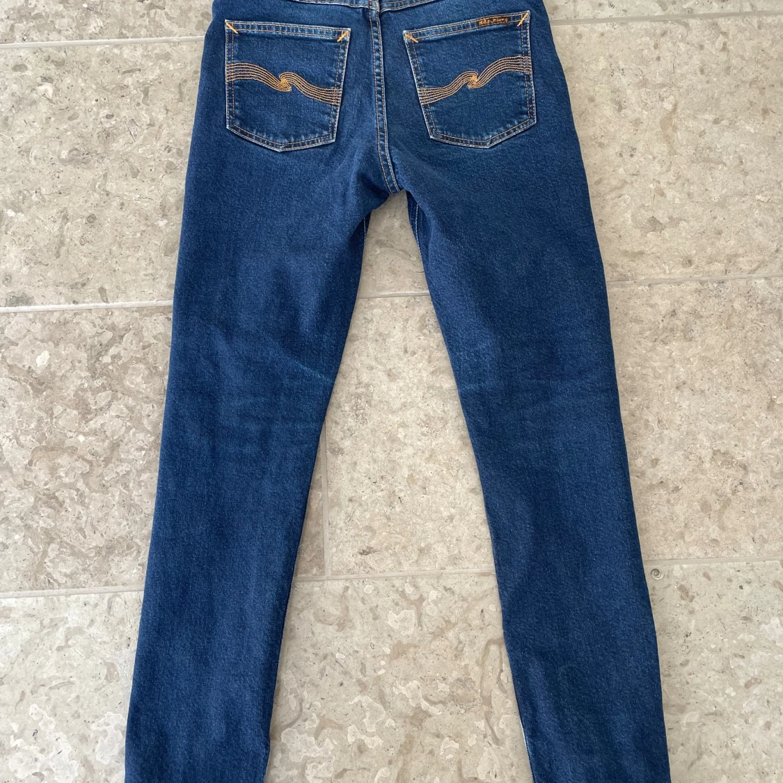 Blå skinny jeans från Nudie Jeans - 1