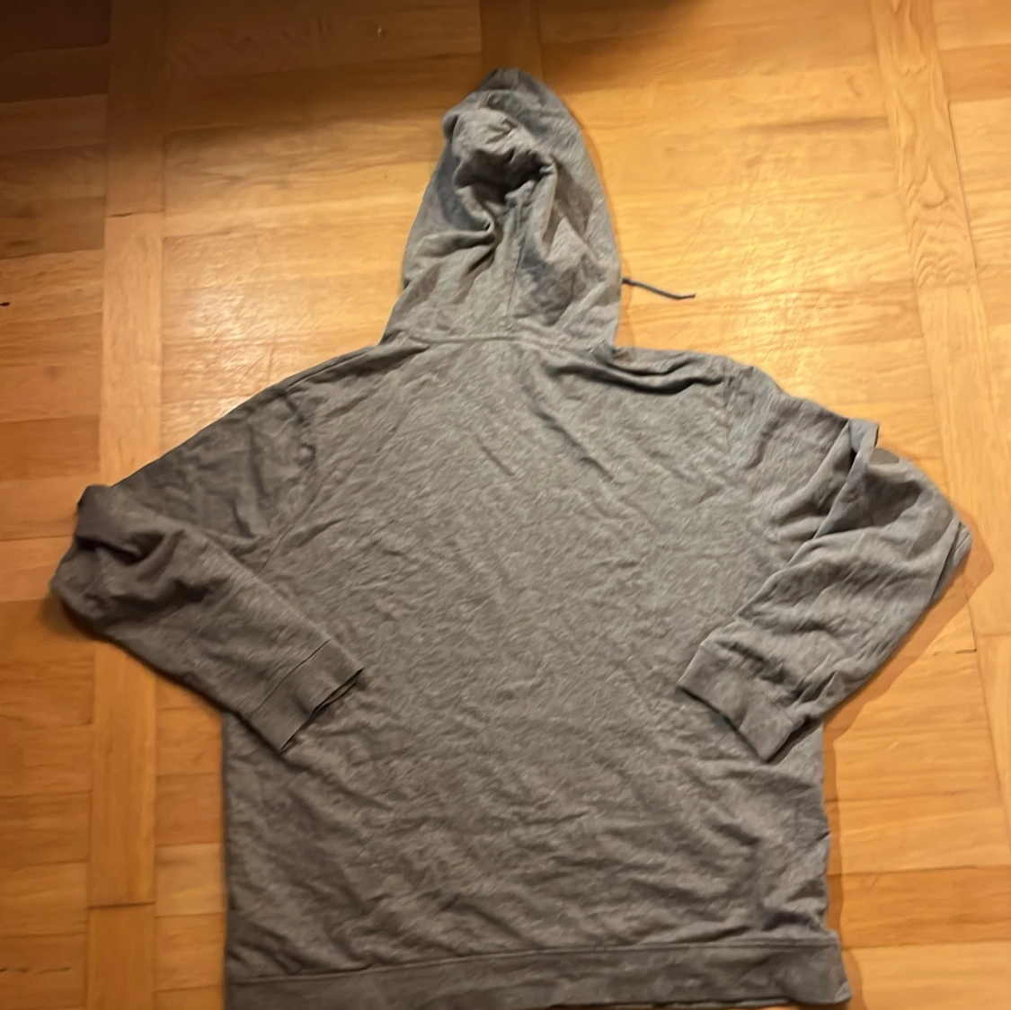 Grå hoodie med tryck Upstate Athl. L - 1