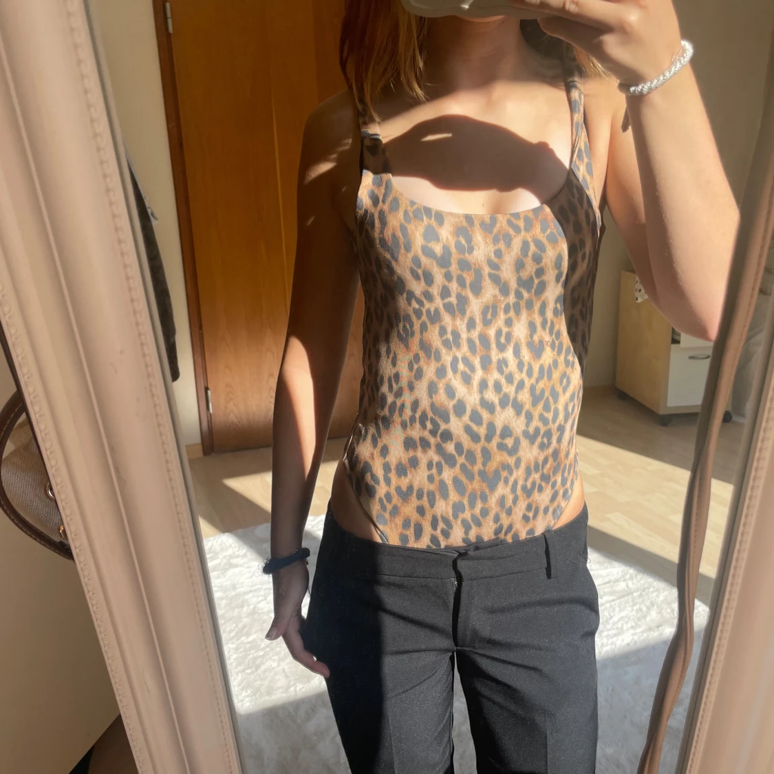 Leopardmönstrad body hm - 2