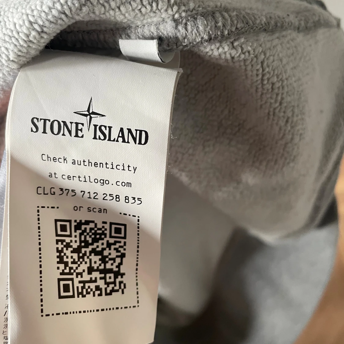 Grå stone island sweatshirt - 2