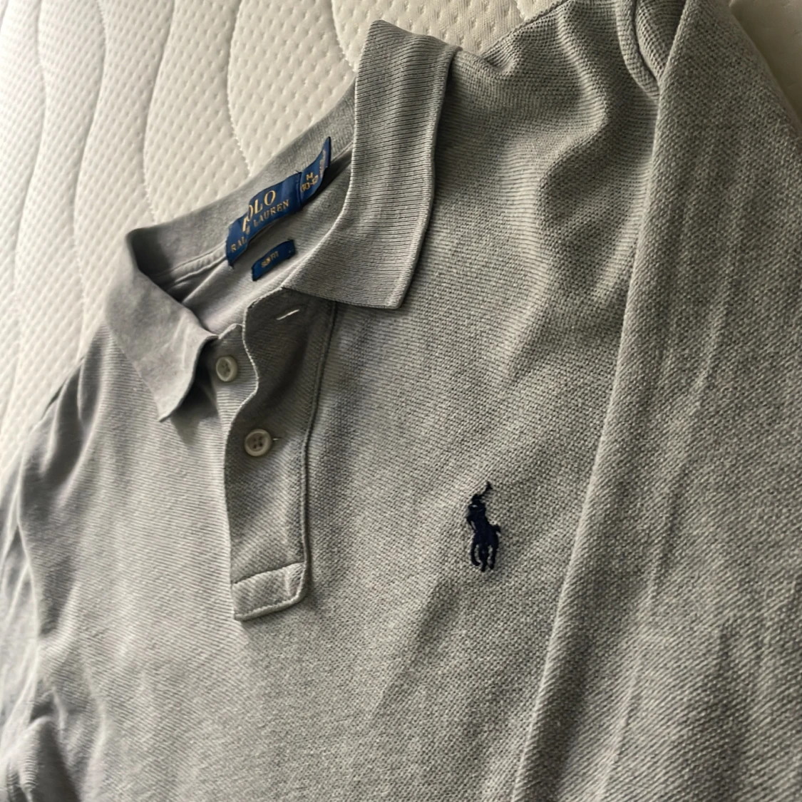 Grå långärmad pikétröja Polo Ralph Lauren - 2