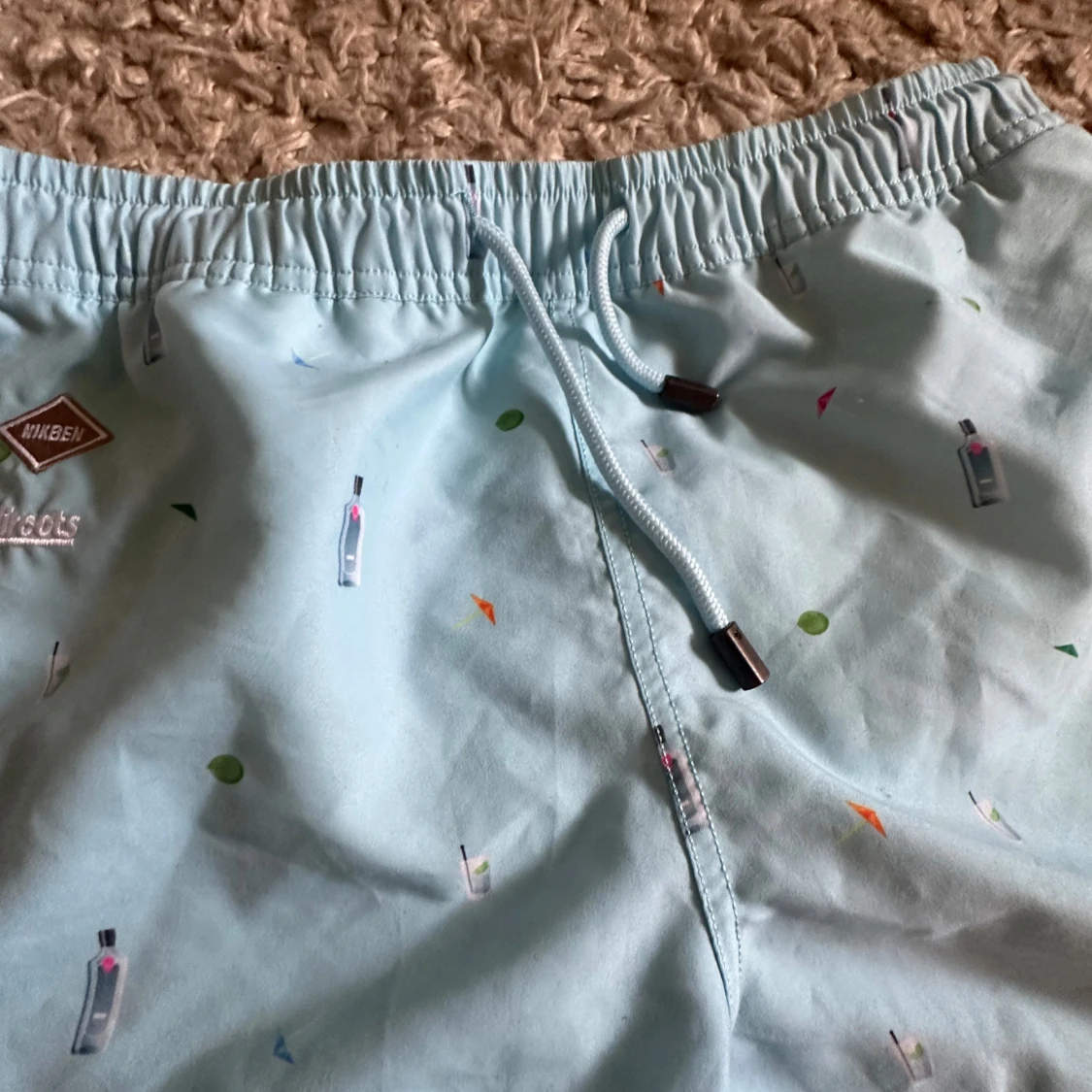 Ljusblå badshorts från Nikben x Caliroots - 2