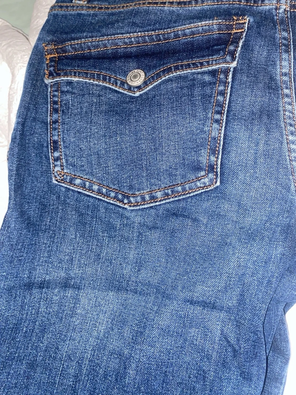 Blåa bootcut jeans från lager 157