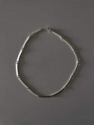 Vintage Björn Weckström Necklace - Björn Weckström is a Finnish designer who gained international recognition in the 60s and decorated the character Princess Leia in Star Wars (1977). His pieces reference natural elements and feels timeless.   Vintage Designer Björn Weckstrom for Lapponia Sterling Silver Labyrinth Necklace. Year 2004.  Clasp Closure.  Frost Texturized Metal.  Excellent Condition.