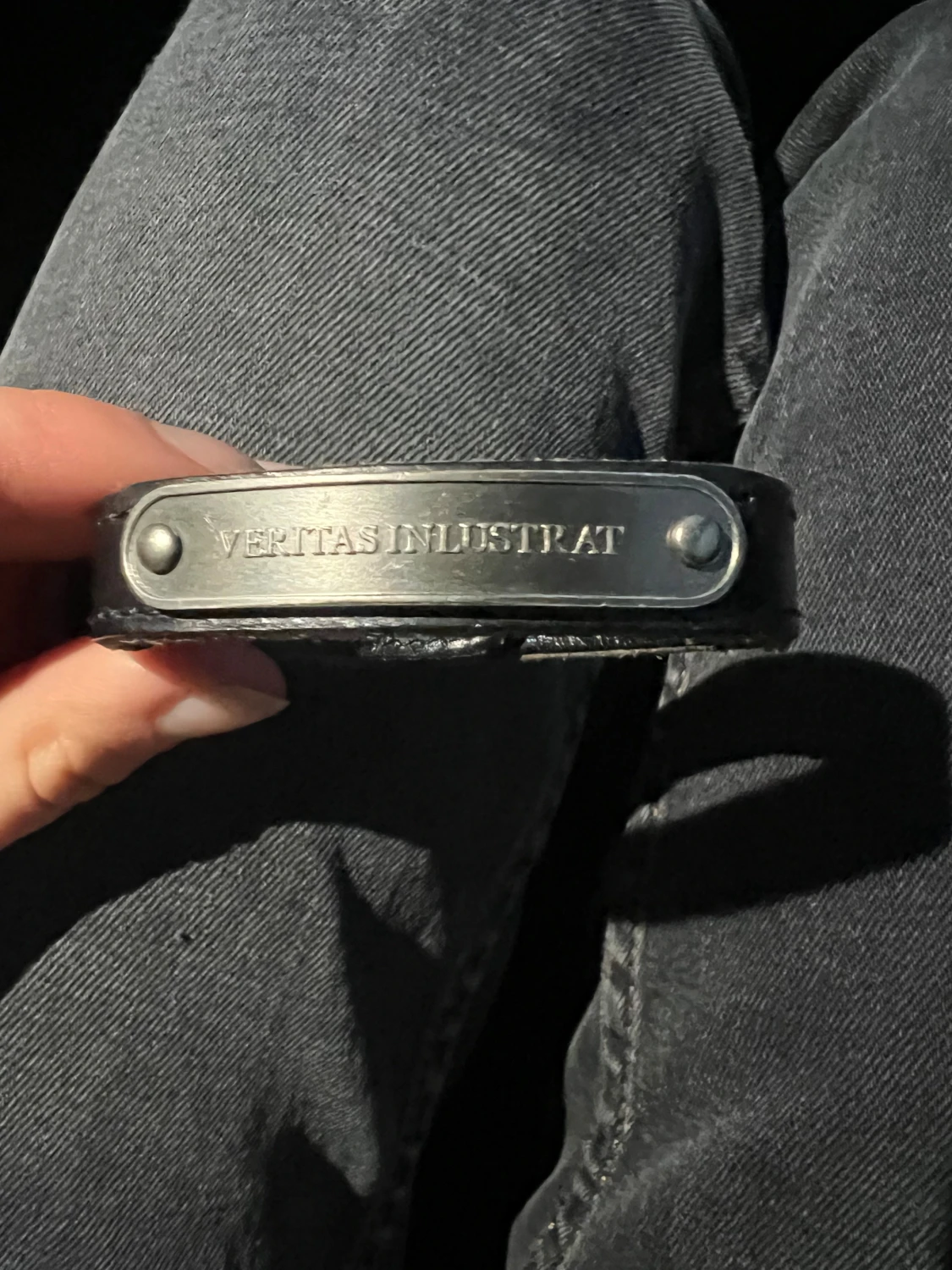 Svart läderarmband Marc Jacobs - 2