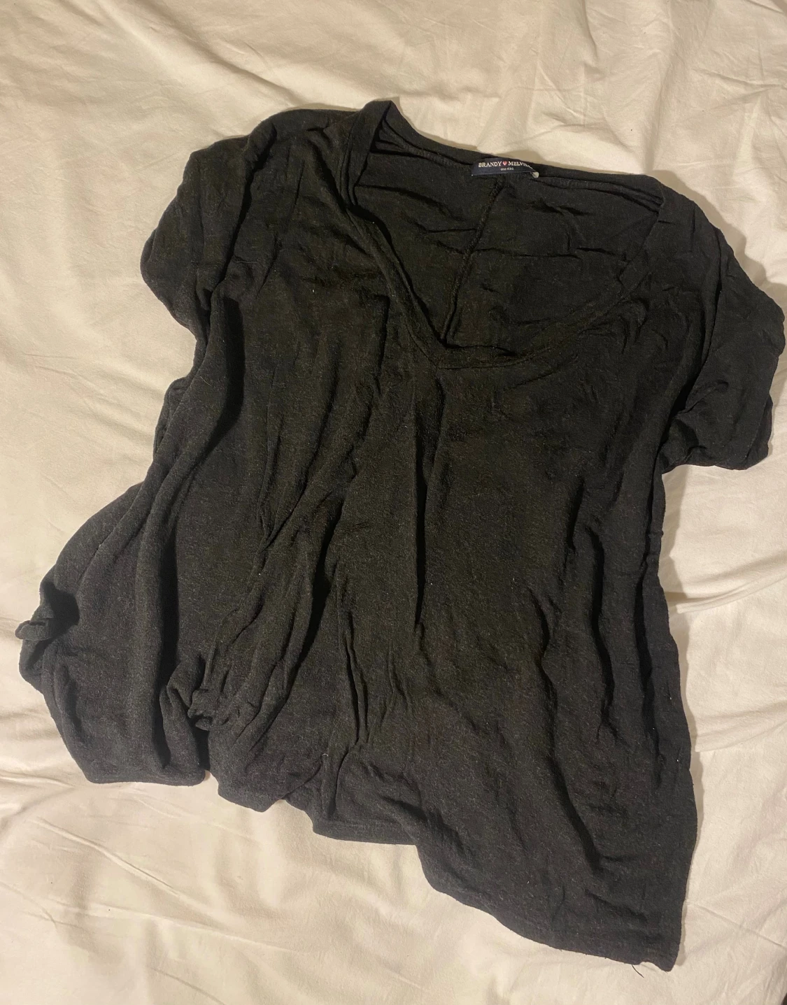 Mjuk mörkgrå brandy t-shirt - 1