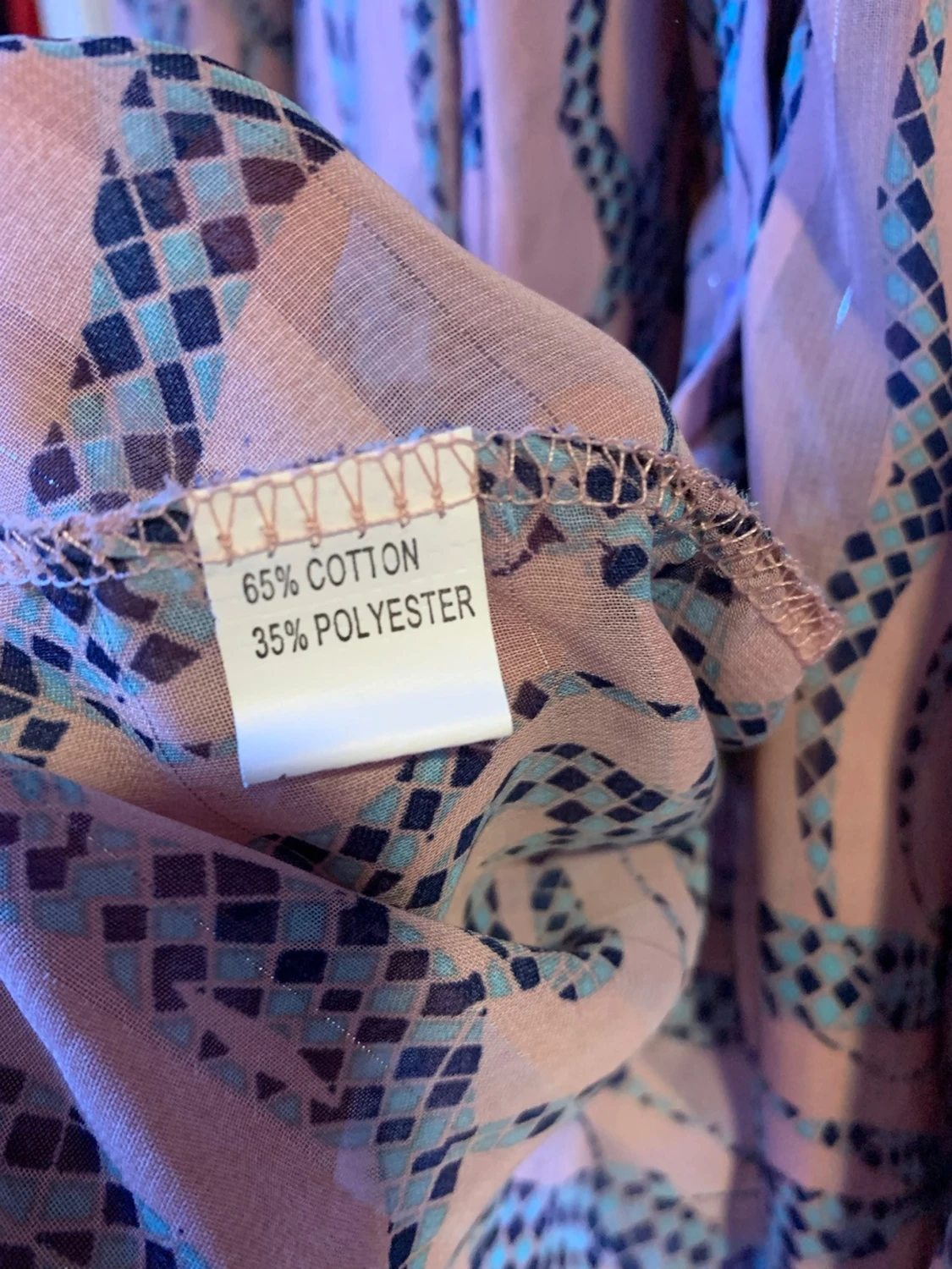 Knytblus i chiffong  - 3