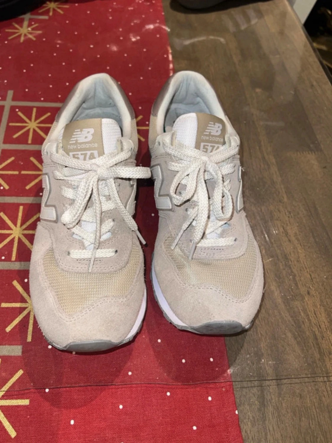 Beige New Balance 574 sneakers - 1