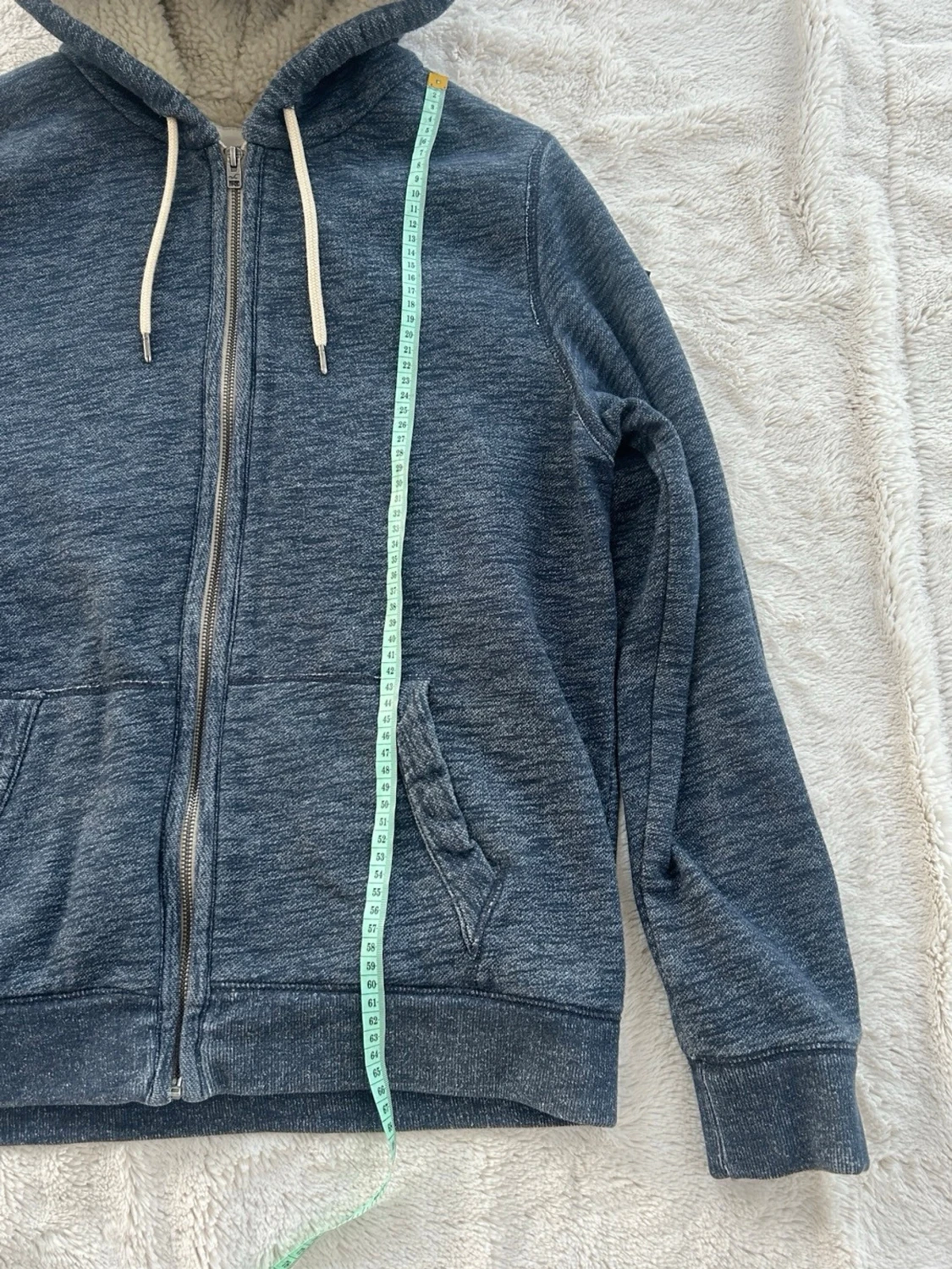 Hollister zip hoodie med foder  - 2