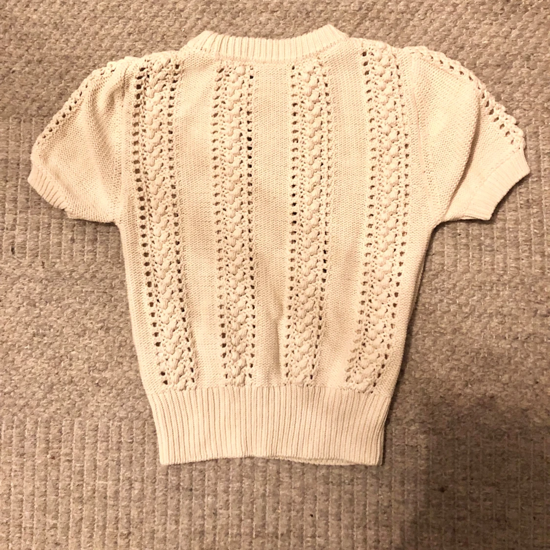 Stickad topp från zara - 1