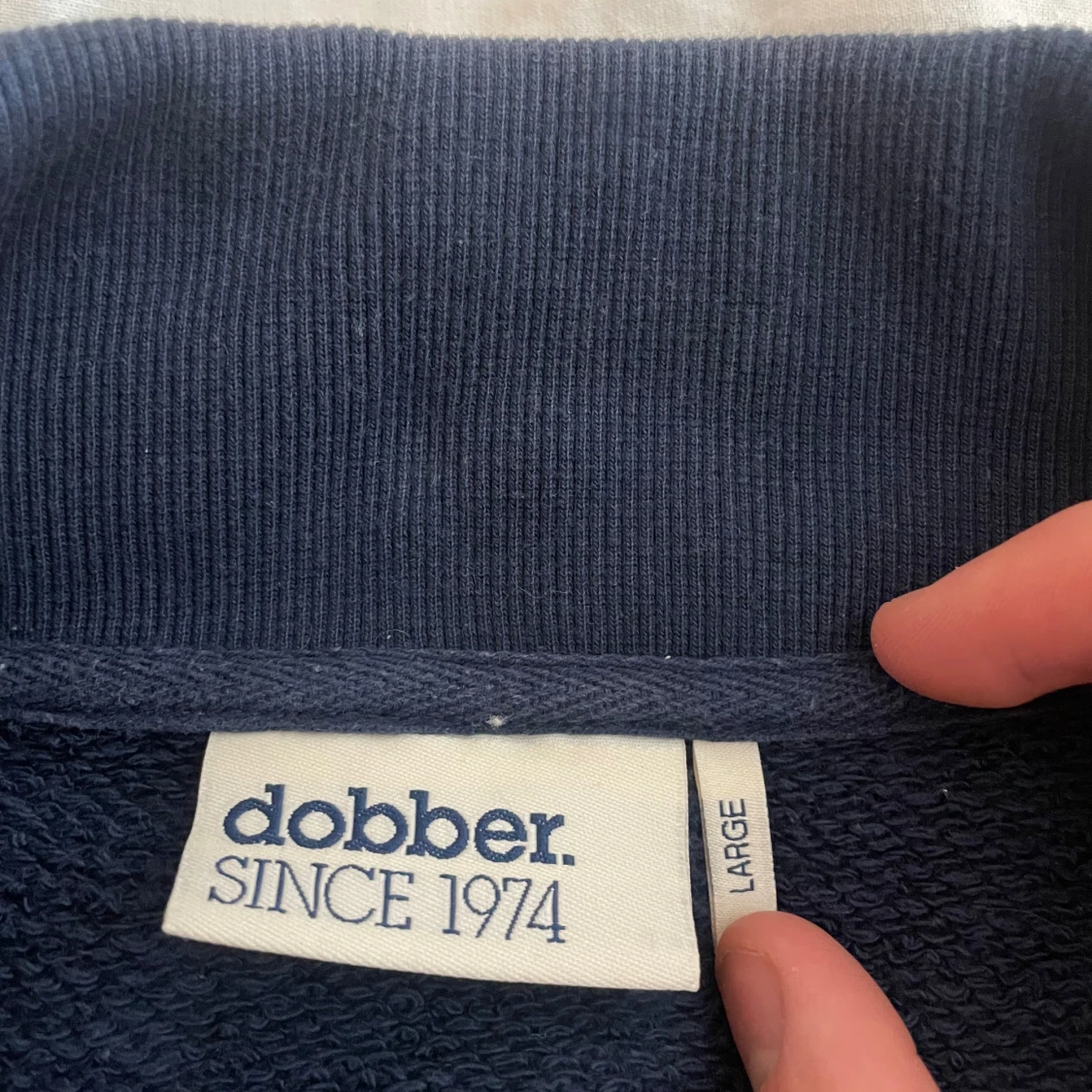 Mörkblå cardigan jacka från Dobber | L - 2