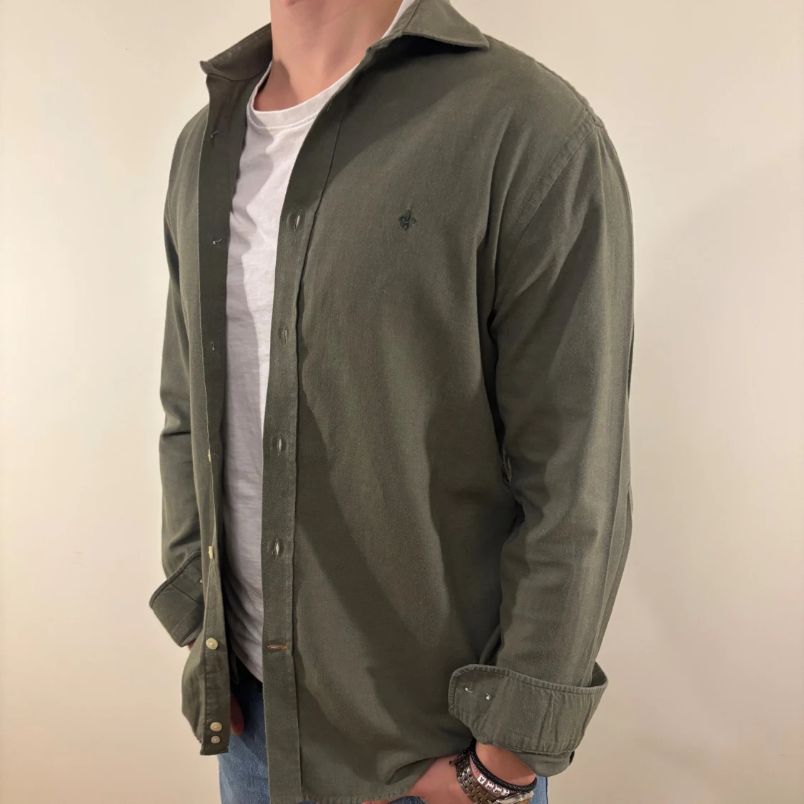 Mörkgrön Morris skjorta