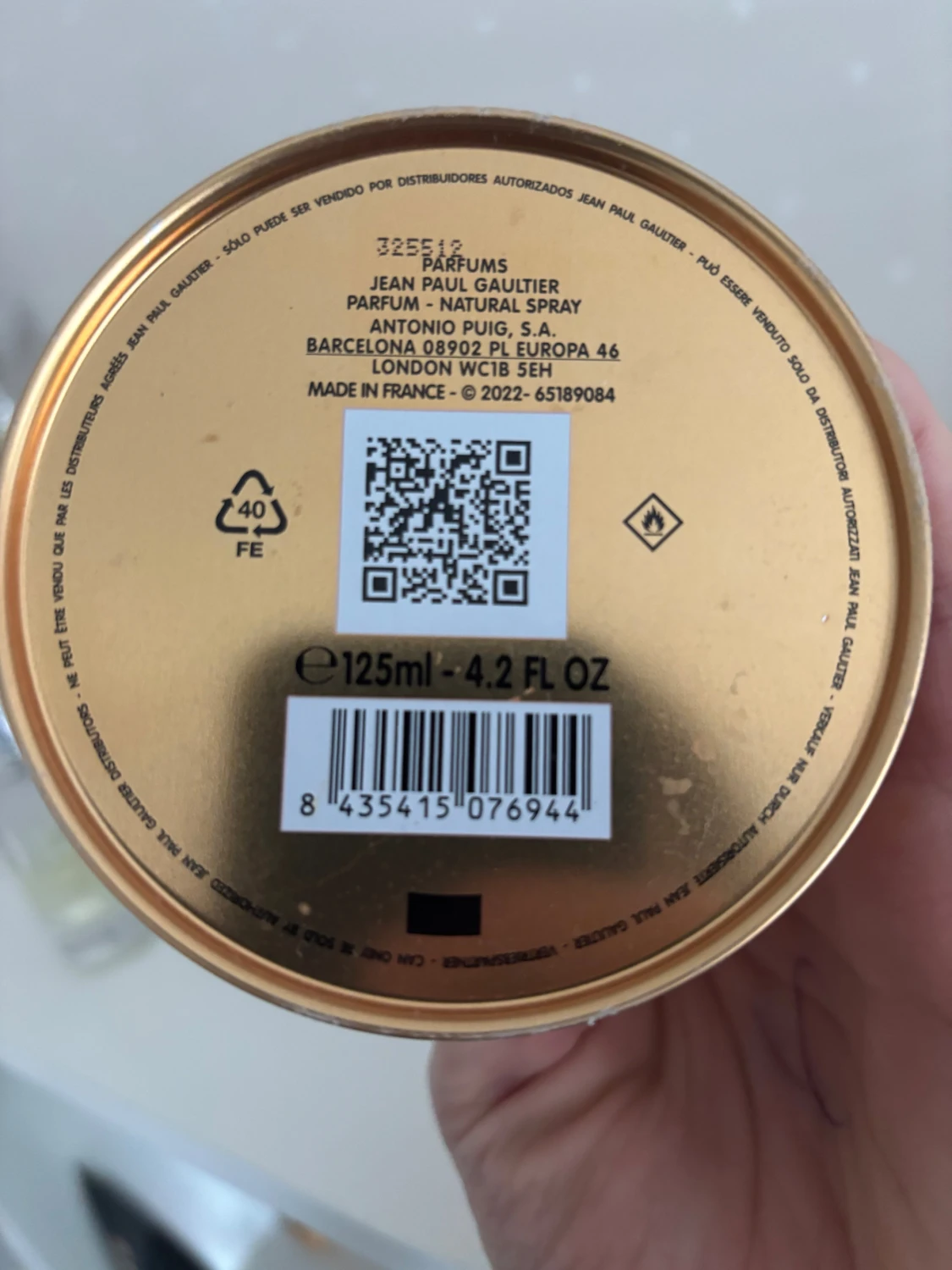 Jean Paul Gaultier le male le elixir 125ml - 2