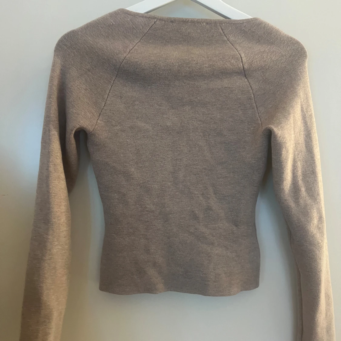 Beige stickad tröja Abercrombie S - 2