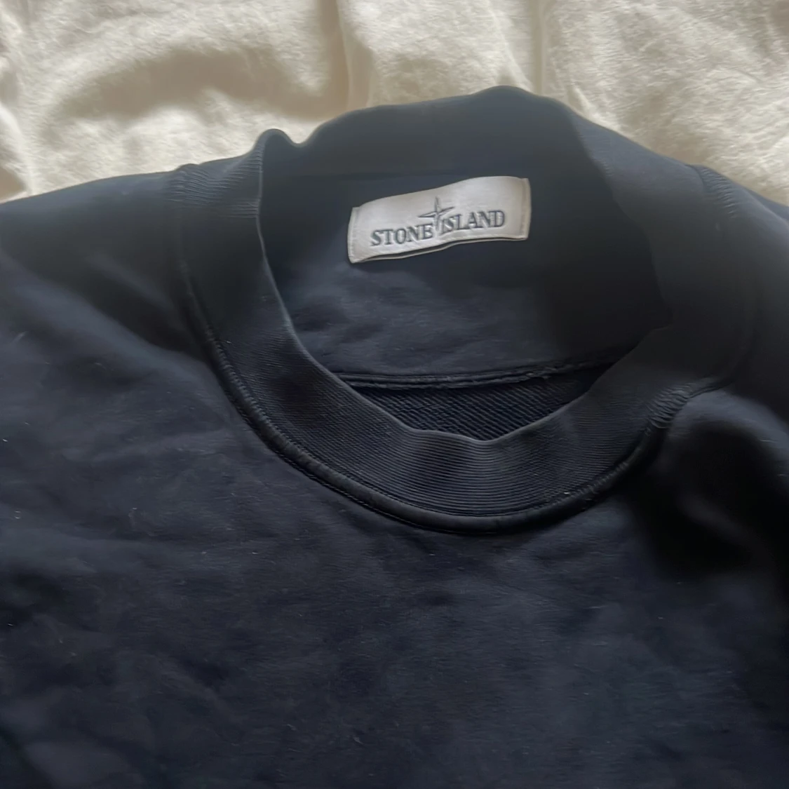 Mörkblå sweatshirt från Stone Island - 1