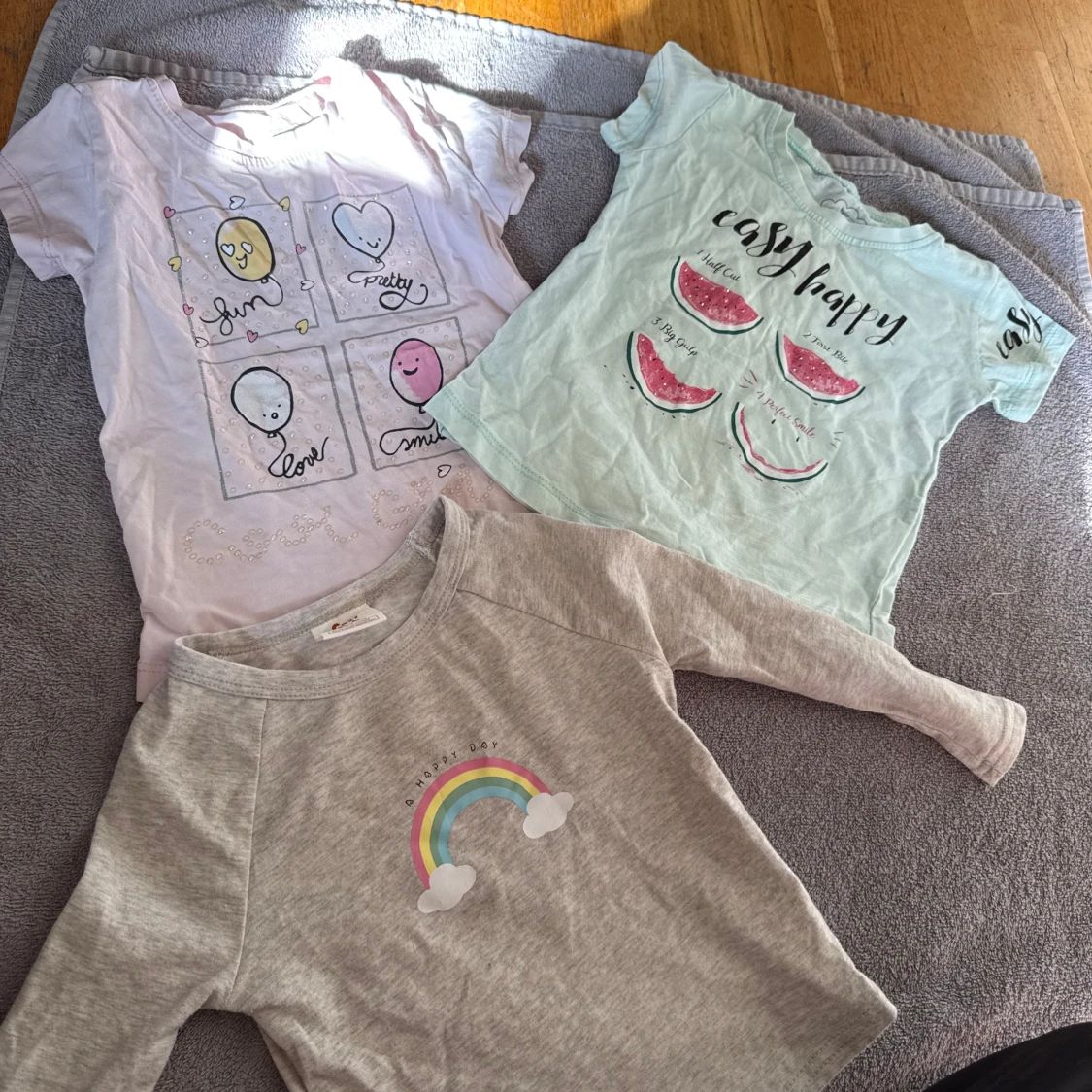 3-pack t-shirts och tröja barn 2-3 år - 1