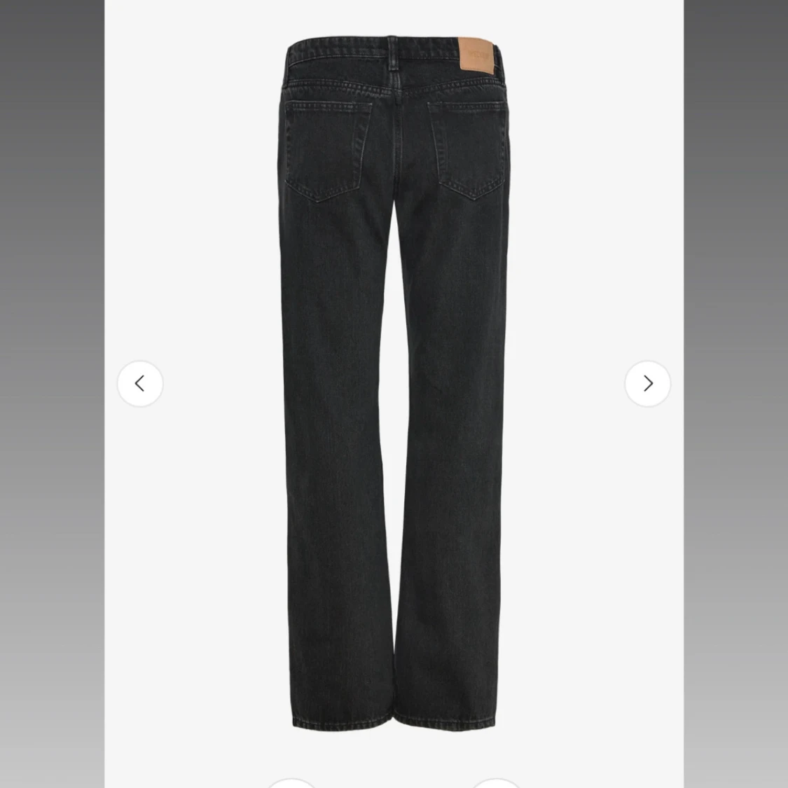 Lågmidjade Weekday Arrow Low Rise Regular Straight - 2