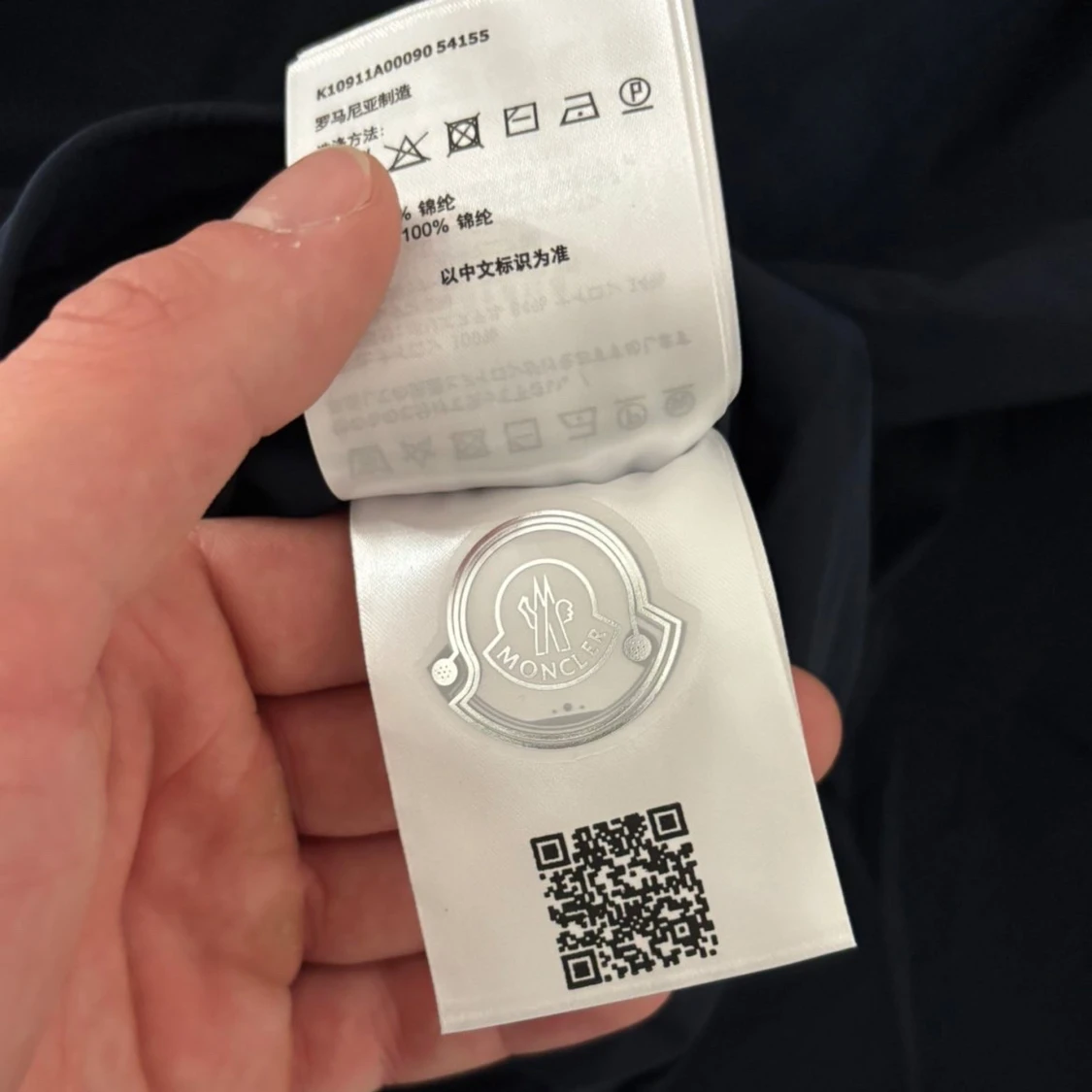 Mörkblå vindjacka från Moncler - 4