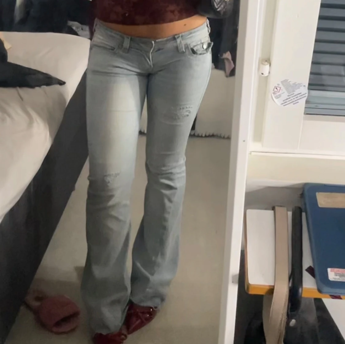 Bootcut jeans från True Religion ljusblå - 2