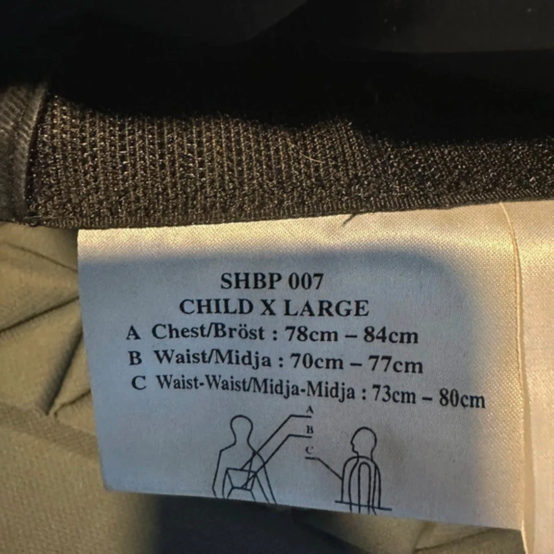 Svart skyddsväst från Globus Sport CXL - 3