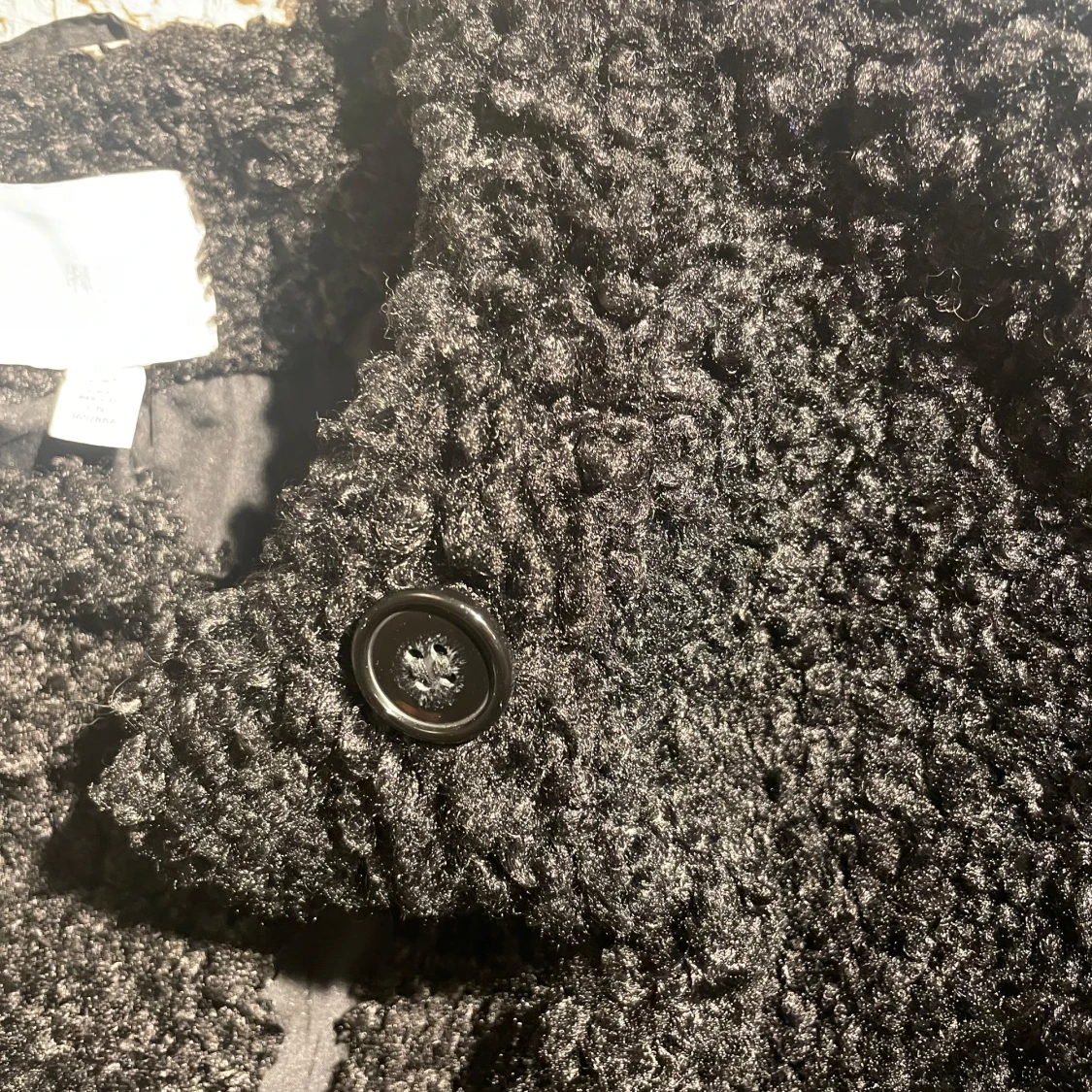 Svart teddyjacka från H&M - 3