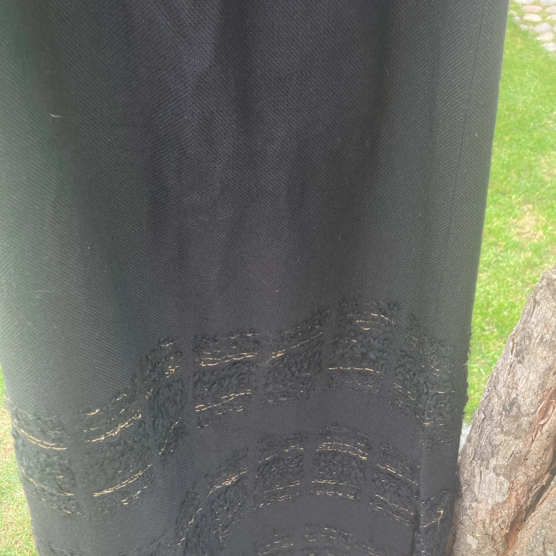 Svart långkjol från Arola i ull XS - 4