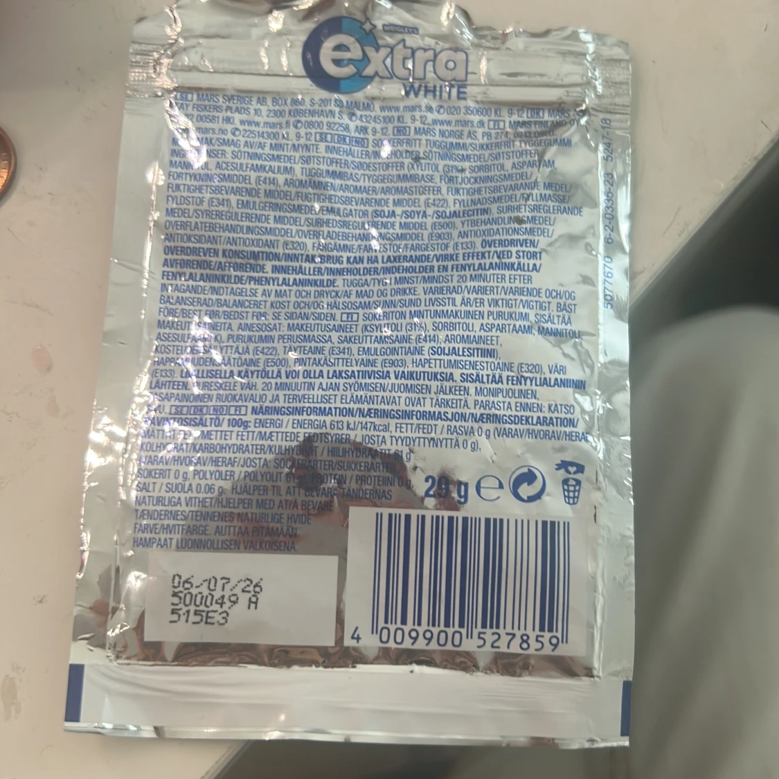 Extra White Peppermint x21 - 1