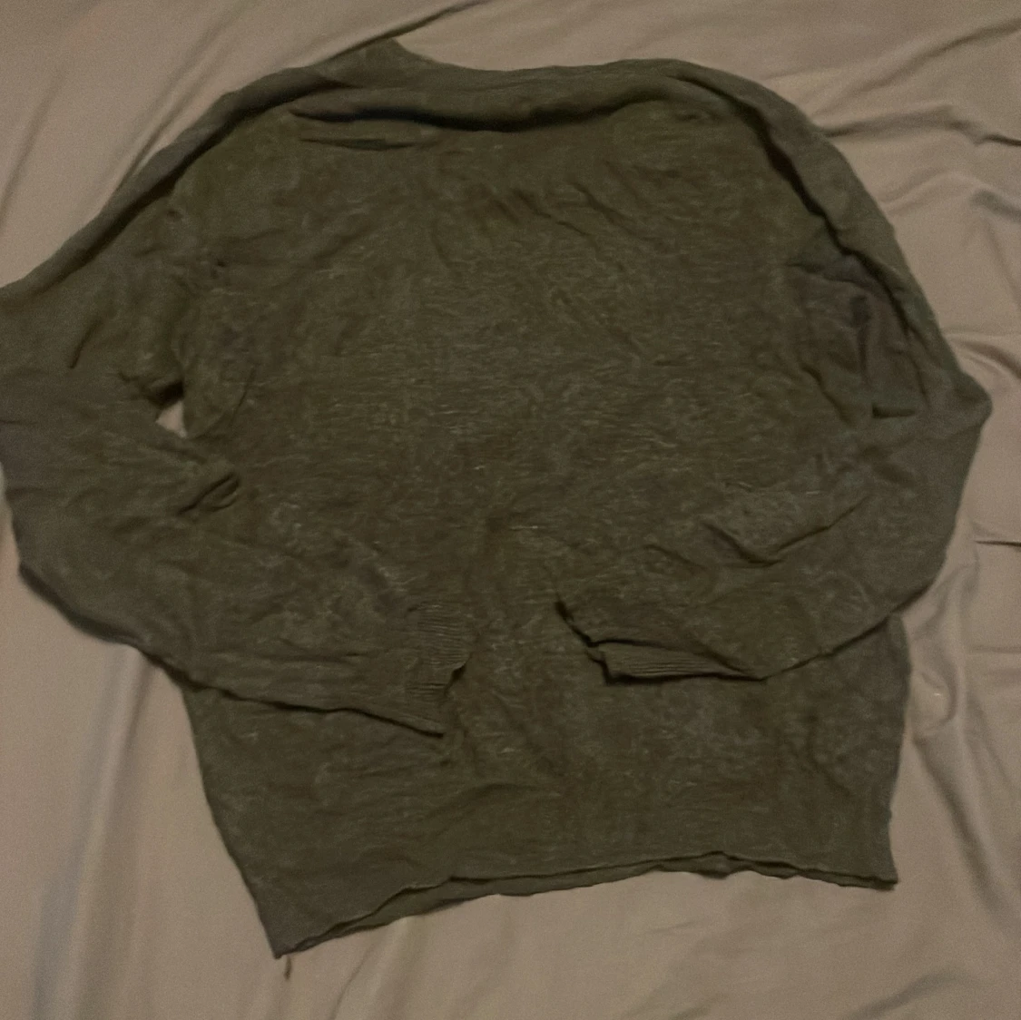 Mörkgrön stickad tröja från GANT - 2