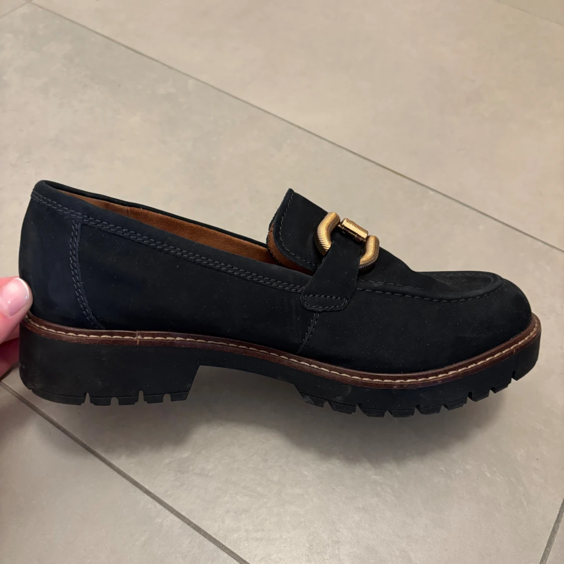 Mörkblå loafers - 2