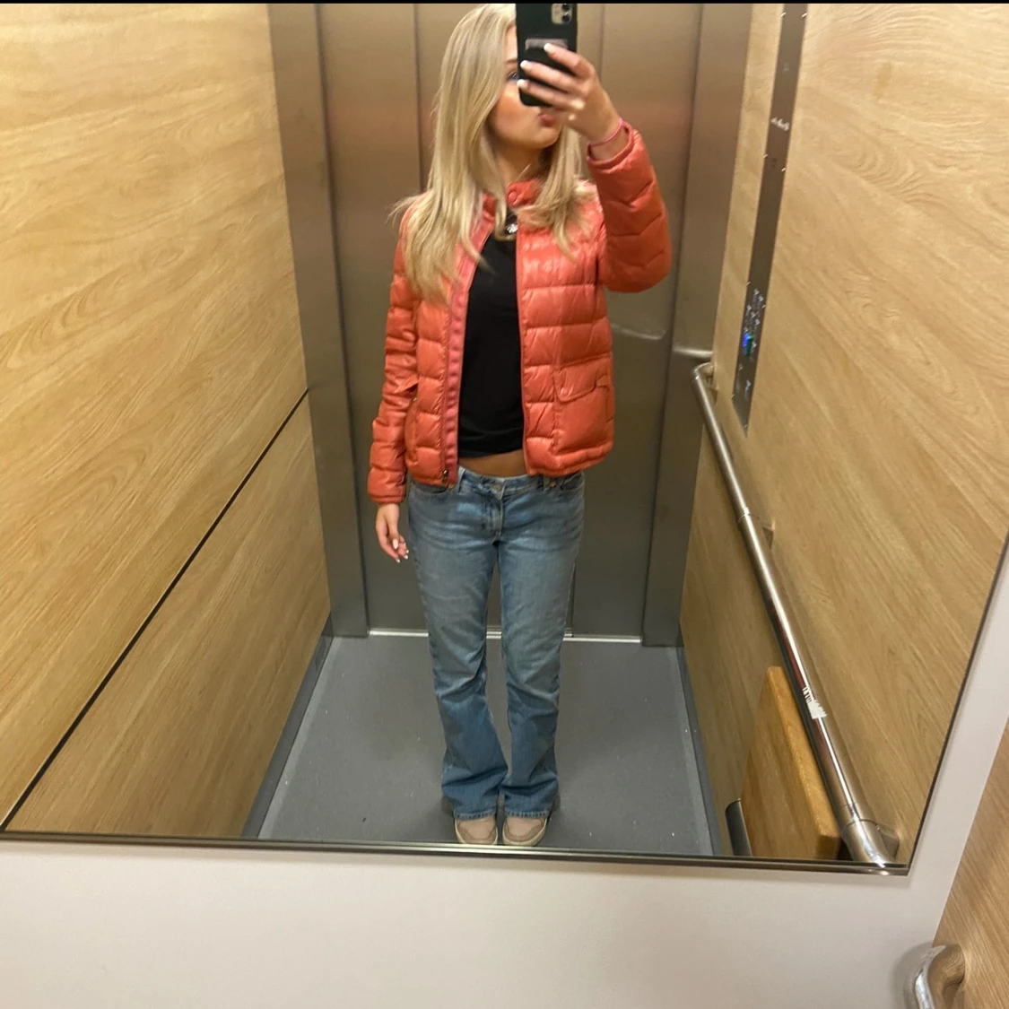 Rosa Ralph lauren pufferjacka