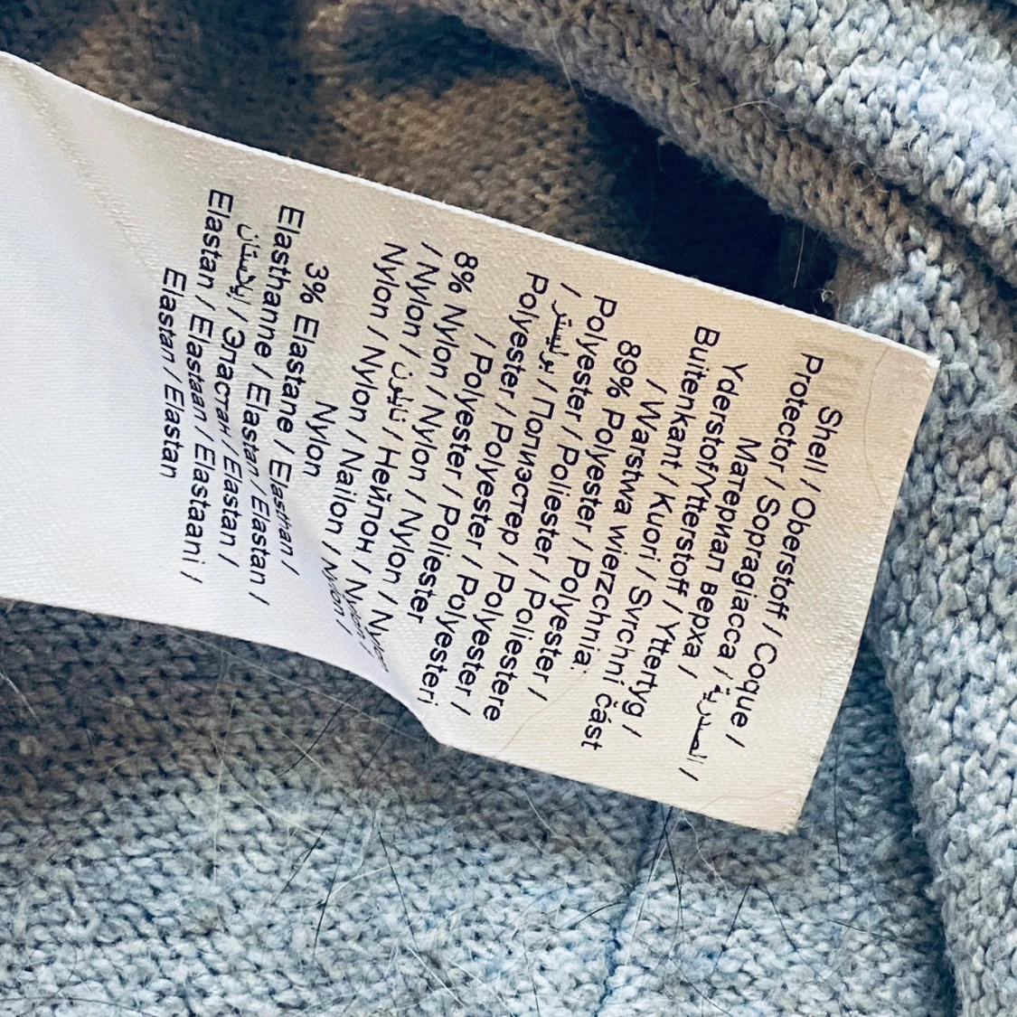 Ljusblå kofta från ICHI med fickor - 3