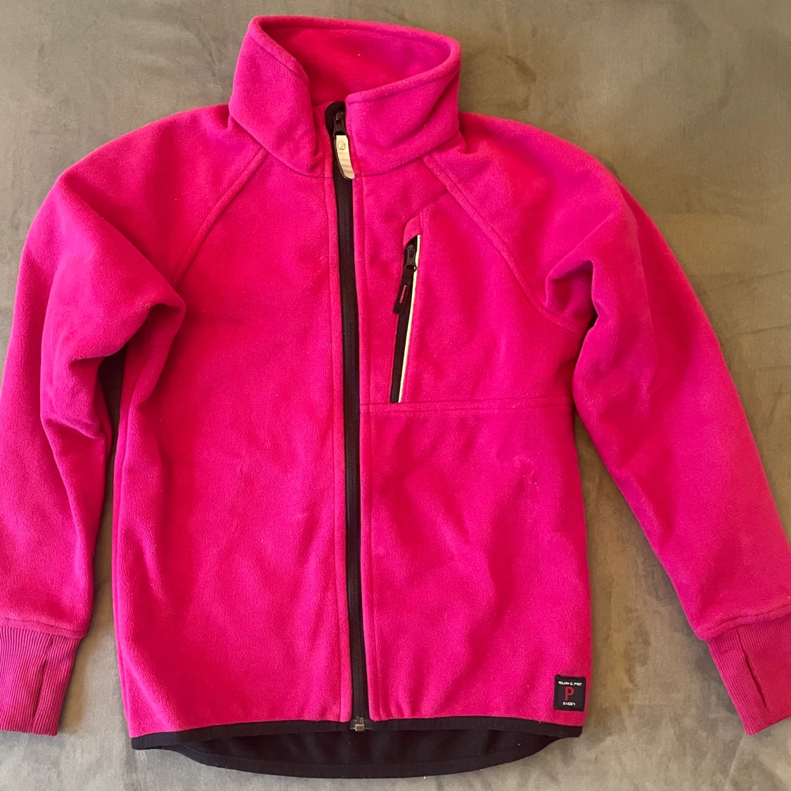 Rosa fleecejacka Polarn O. Pyret 128