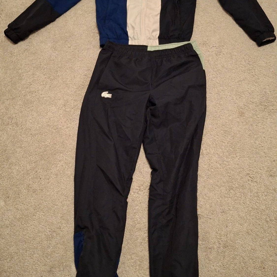 Lacoste blå och svart träningsset