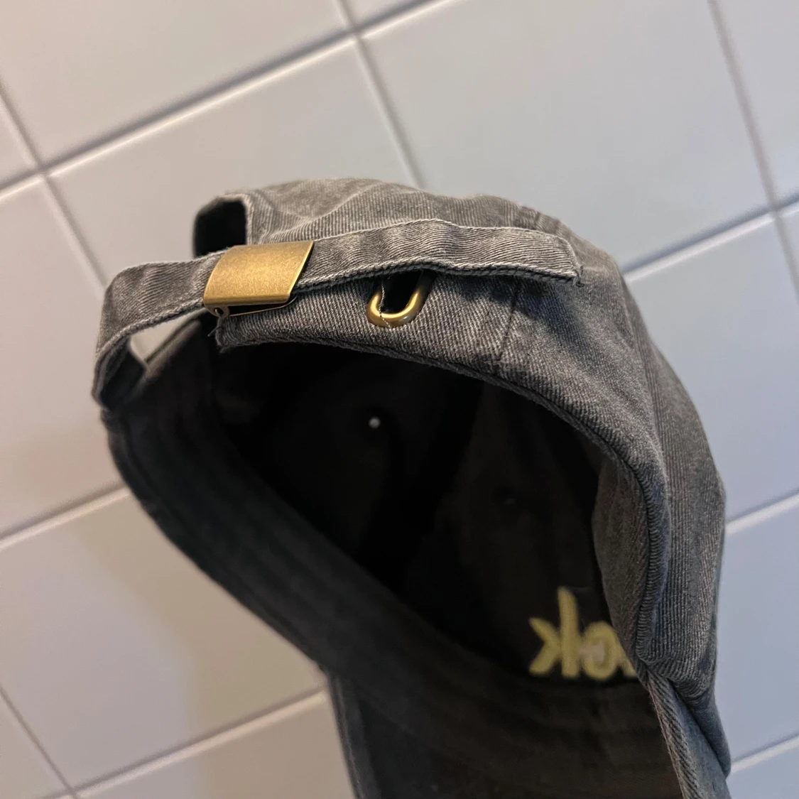 Faded Grey Plick Cotton Cap - 2