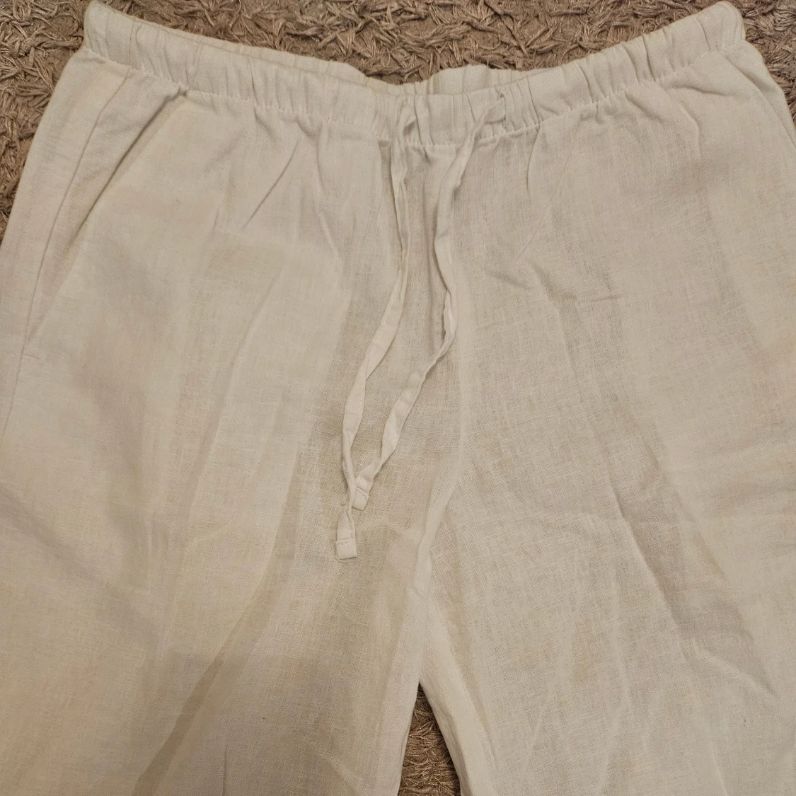 Vita linnebyxor Gina Tricot - 2